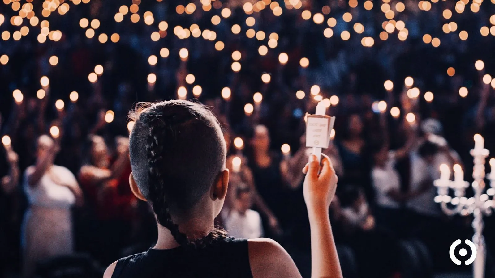 Velas no culto de envio